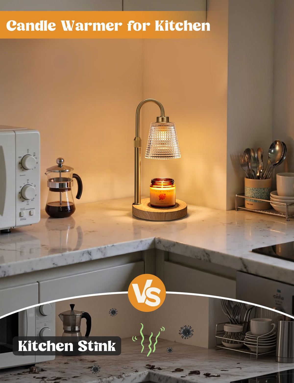 Innqoo Candle Warmer Lamp with Timer Home Decor Birthday Gifts for Women