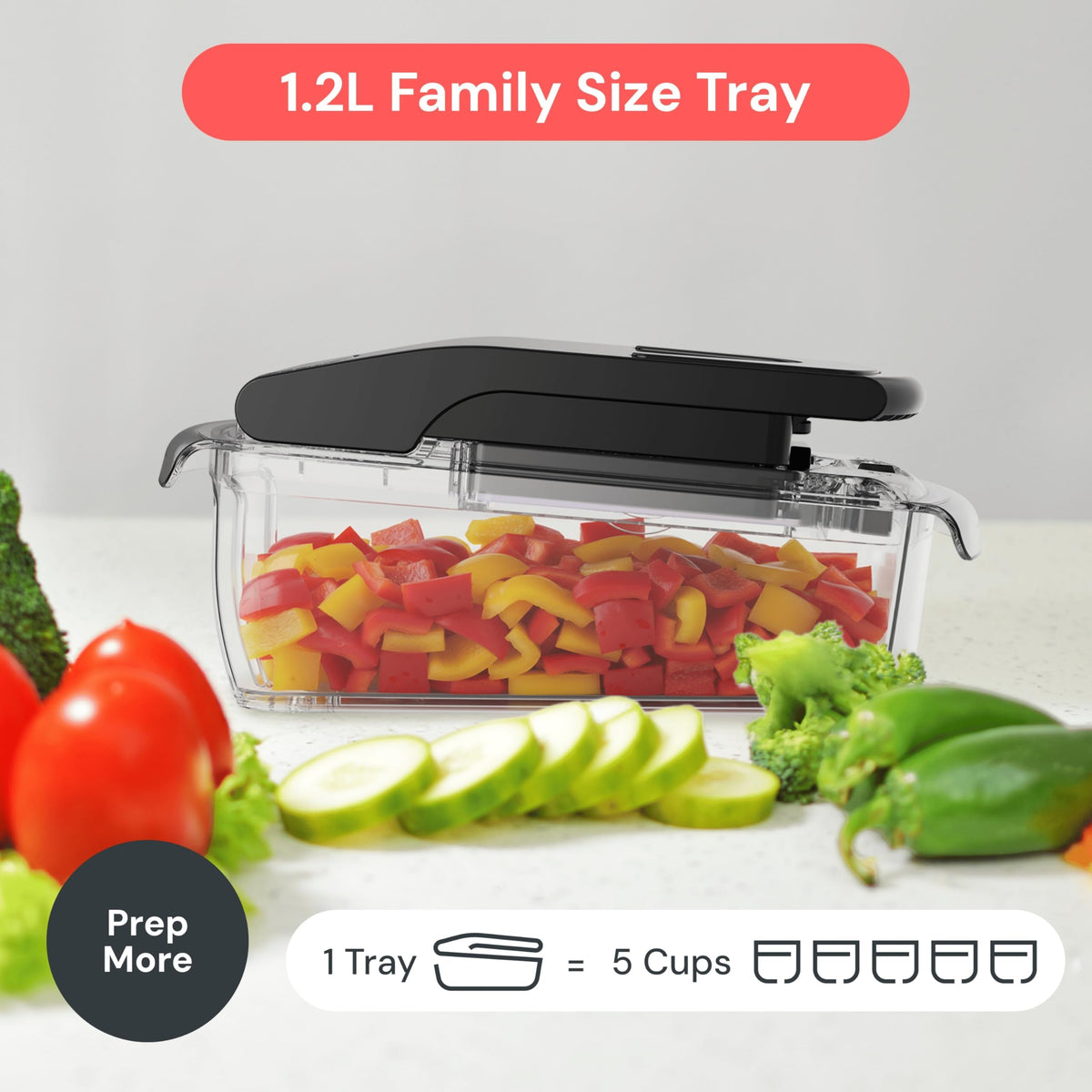 Fullstar Pro Original Vegetable Chopper & Spiralizer, All-in-1 Kitchen Tool