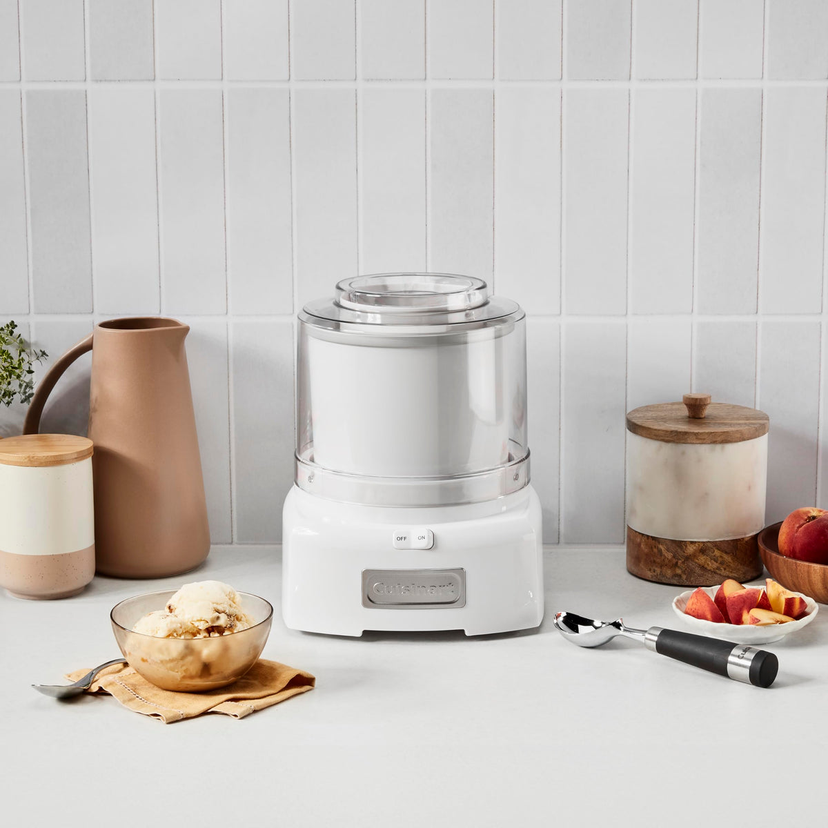 Cuisinart Ice Cream Maker Machine, Fully Automatic, 2 qt, ICE-30BCP1ES
