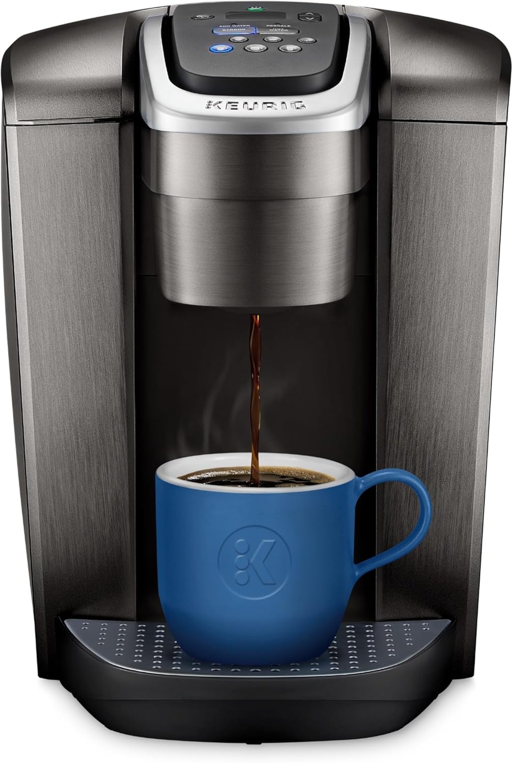 Keurig K-Elite Single Serve K-Cup Pod Coffee Maker, Brushed Slate
