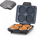 Dash Multi Mini Waffle Maker, Makes 4 Waffles at Once, Graphite