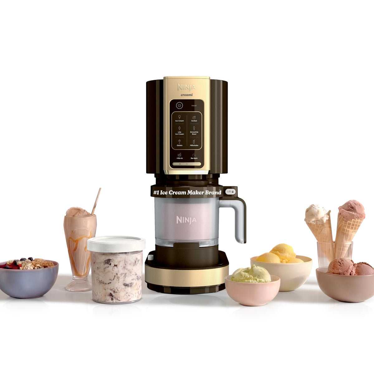 Ninja® CREAMi® 7-in-1 Ice Cream Maker, Ice Cream, Gelato & more, NC299AMZ