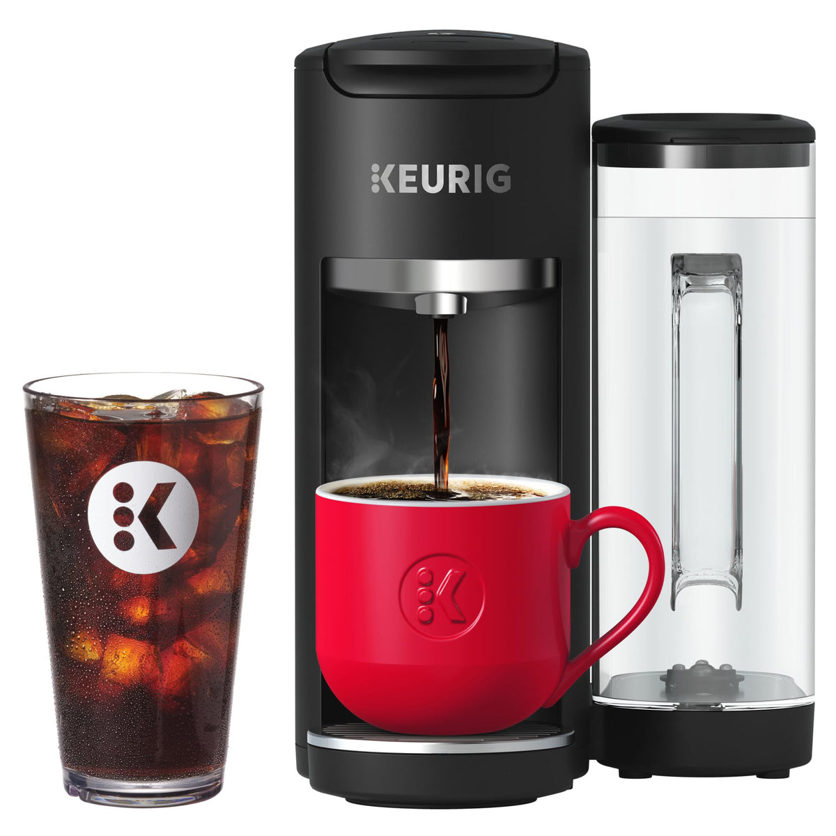 Keurig K-Supreme Gen 2, Hot and Iced Single Serve Coffee Maker, Warm Stone