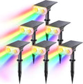 Linkind Halloween Solar Lights Outdoor Spotlight Waterproof RGB 6 Pack