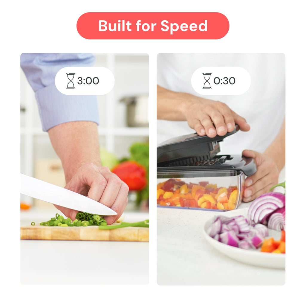 Fullstar Pro Original Vegetable Chopper & Spiralizer, All-in-1 Kitchen Tool