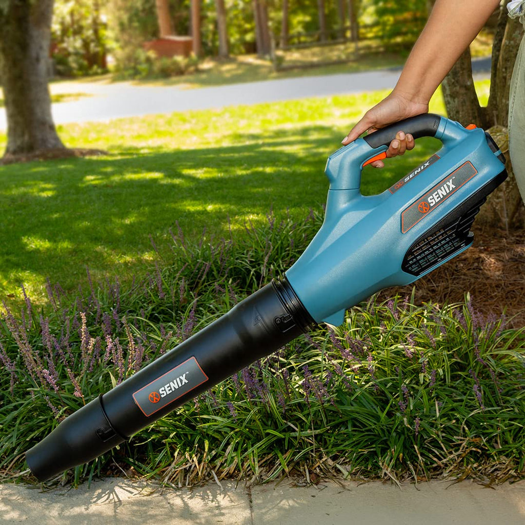 SENIX 40V 21-Inch Cordless Snow Blower with Variable-Speed Steel Auger