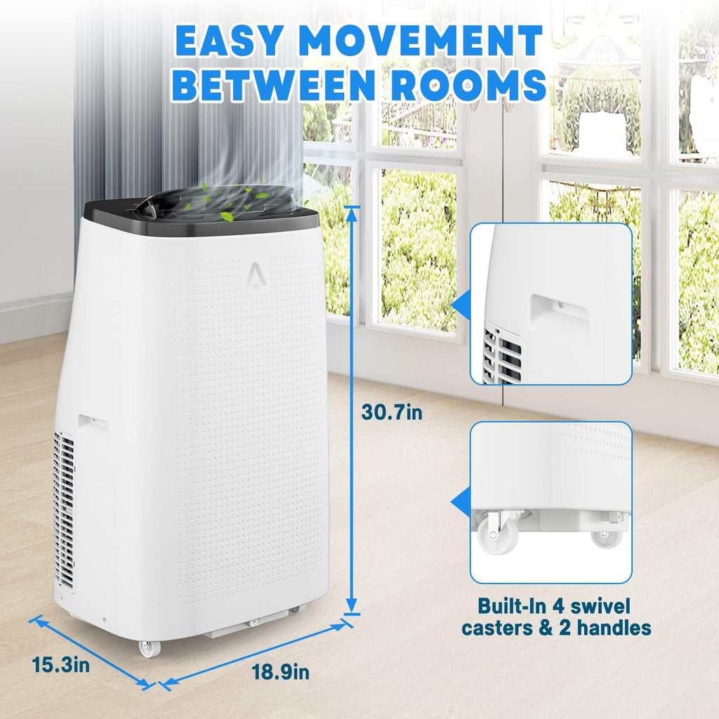 Garvee 3-in-1 Portable Air Conditioner, 14000 BTU (10200 BTU SACC) AC Unit