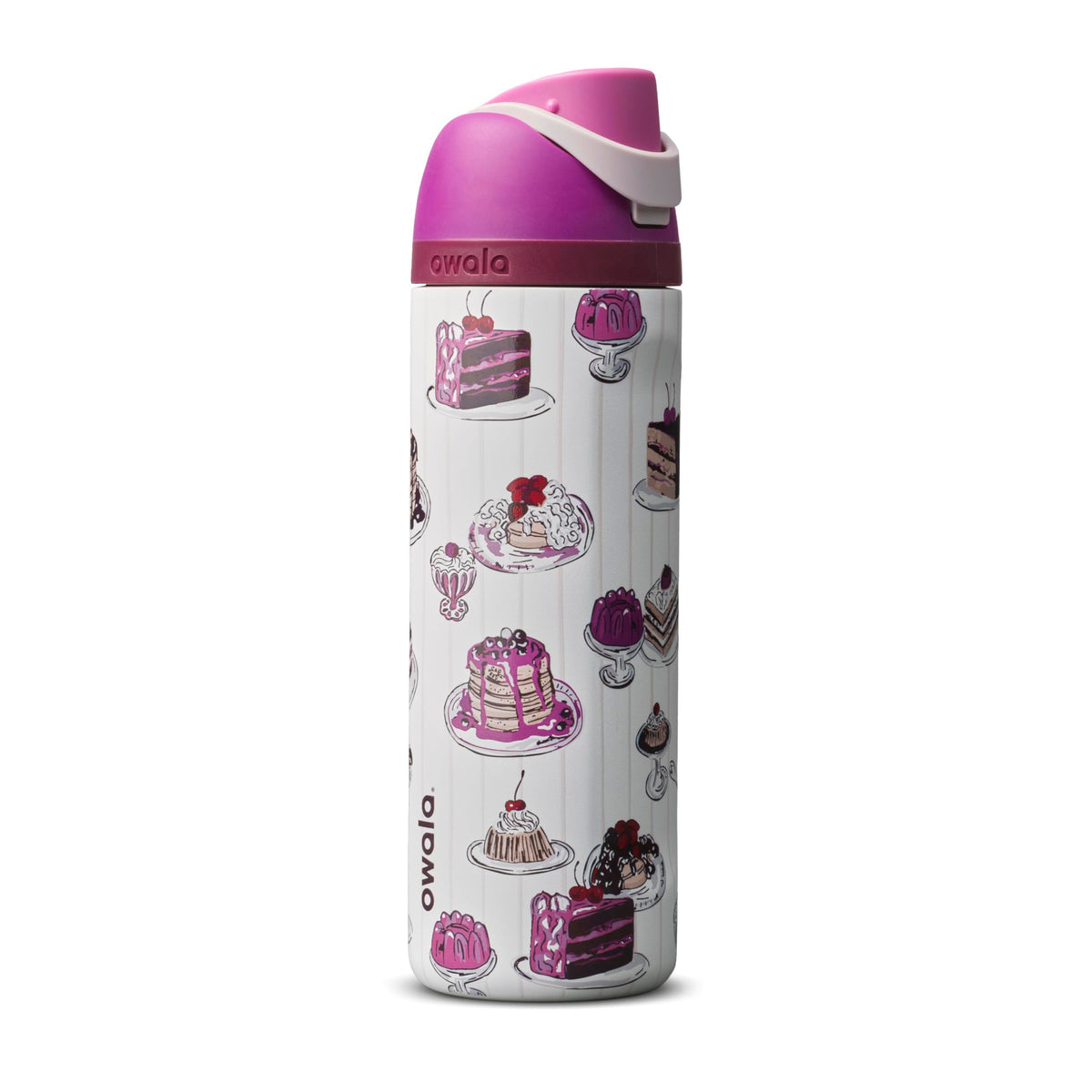 Owala FreeSip Stainless Steel Water Bottle 24 oz Foggy Tide