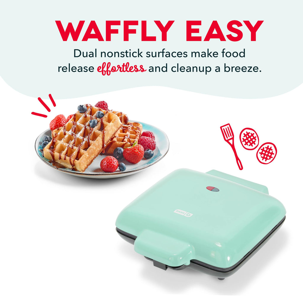 Dash Multi Mini Waffle Maker, Makes 4 Waffles at Once, Graphite
