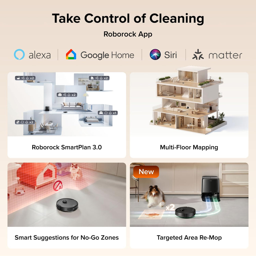 roborock 2026 New Qrevo 2 Pro Robot Vacuum and Mop, 20,000Pa Suction