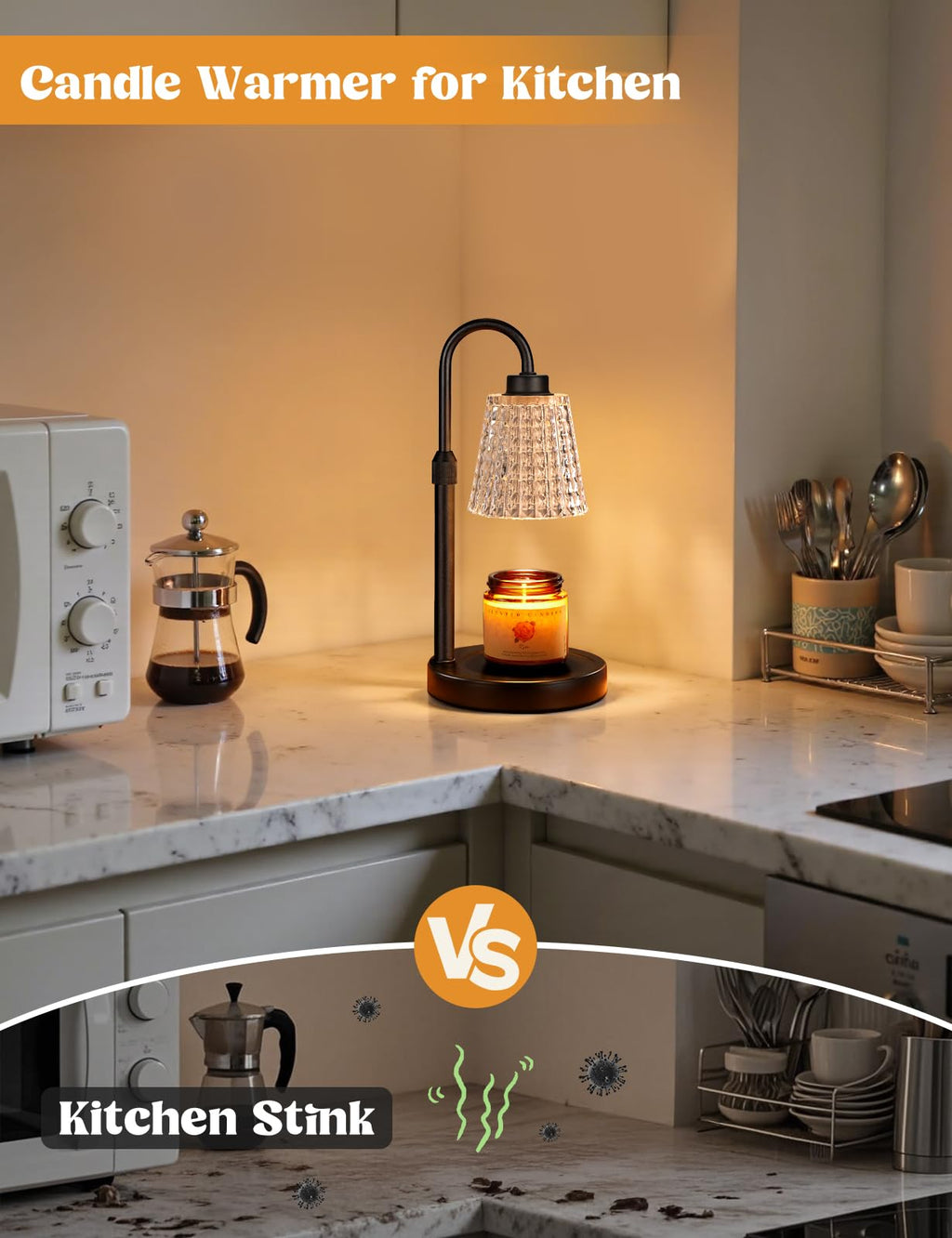 Innqoo Candle Warmer Lamp with Timer Home Decor Birthday Gifts for Women