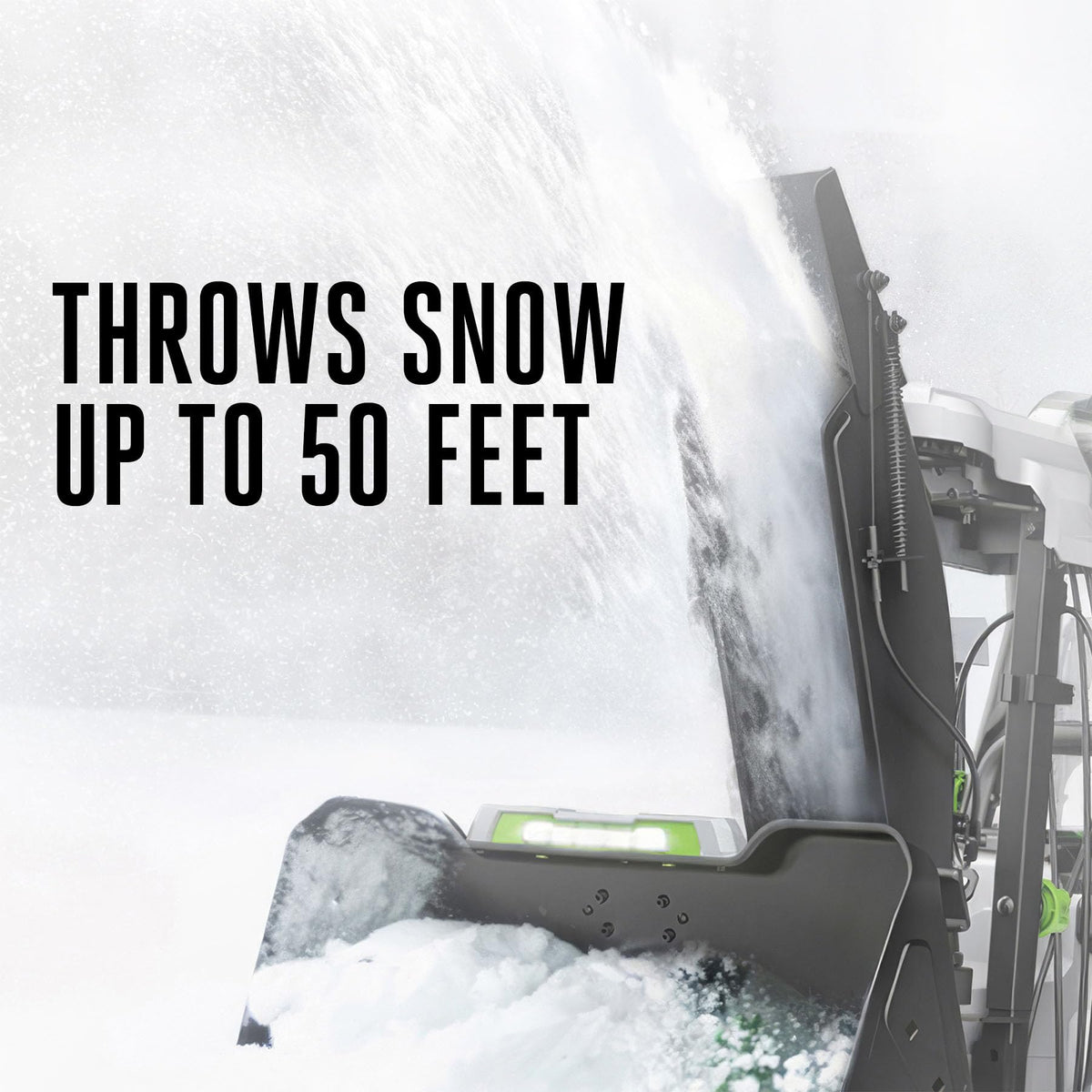 EGO Power+ 21" Electric Snow Blower, Gray/Black, Cordless Steel Auger, Includes (2) 56V 5.0Ah Batteries and Dual Port Charger, SNT2112