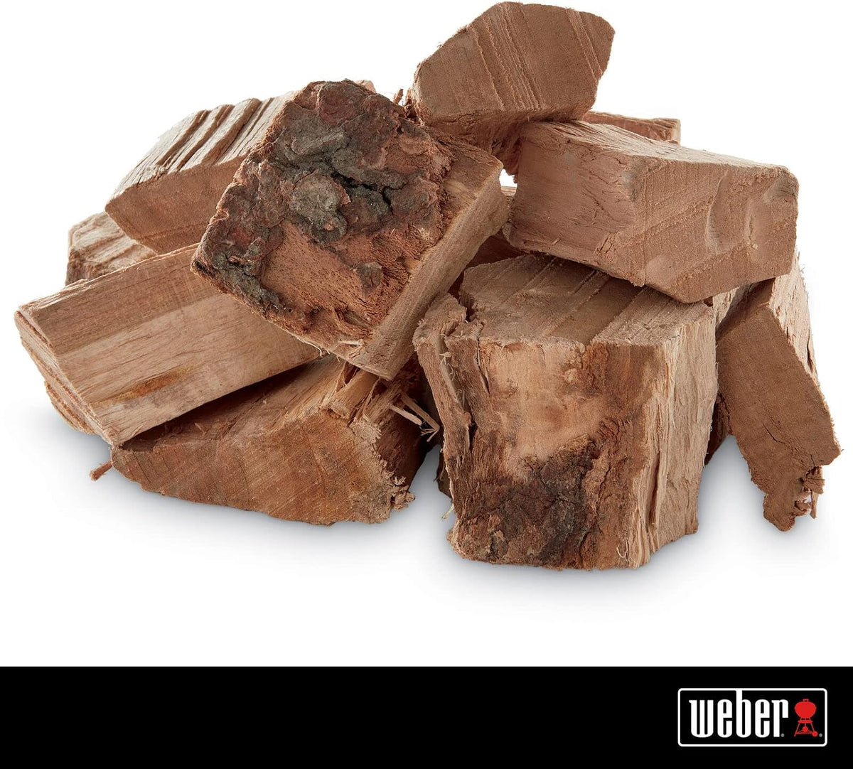 Weber® Cherry Wood Chunks, Outdoor Cooking Fuel, 4 lb