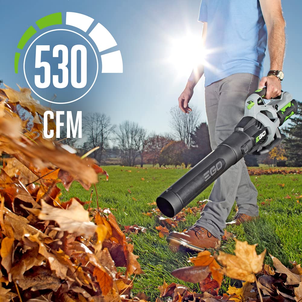 EGO POWER+ Cordless Electric Leaf Blower, 615 CFM, With Battery - LB6151