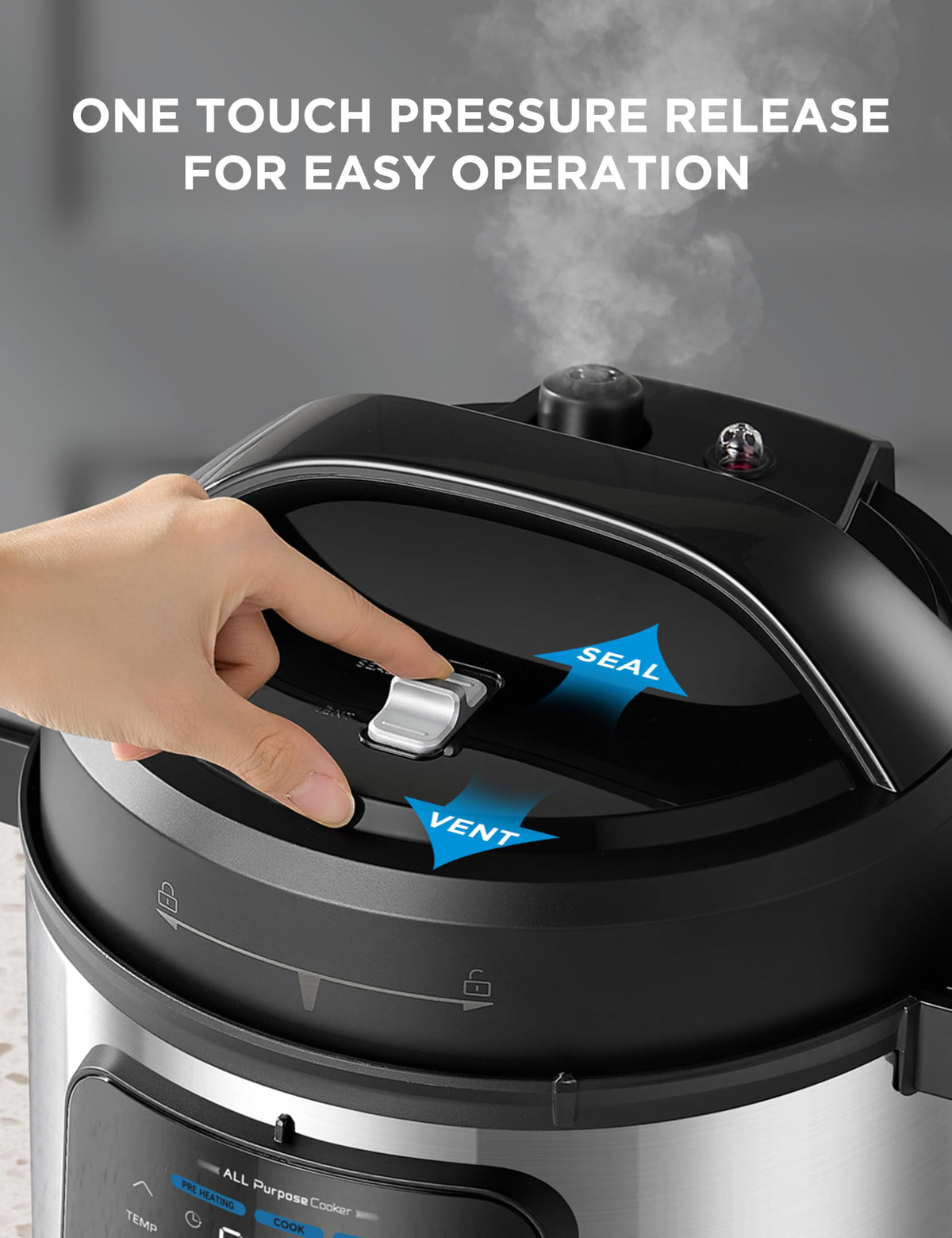 Midea 12-in-1 Electric Pressure Cooker, 6 Quarts, 12 Presets, Multi-Functional Programmable Slow Cooker, Rice Cooker, Steamer, Sauté Pan, Yogurt Maker, and More, Stainless Steel