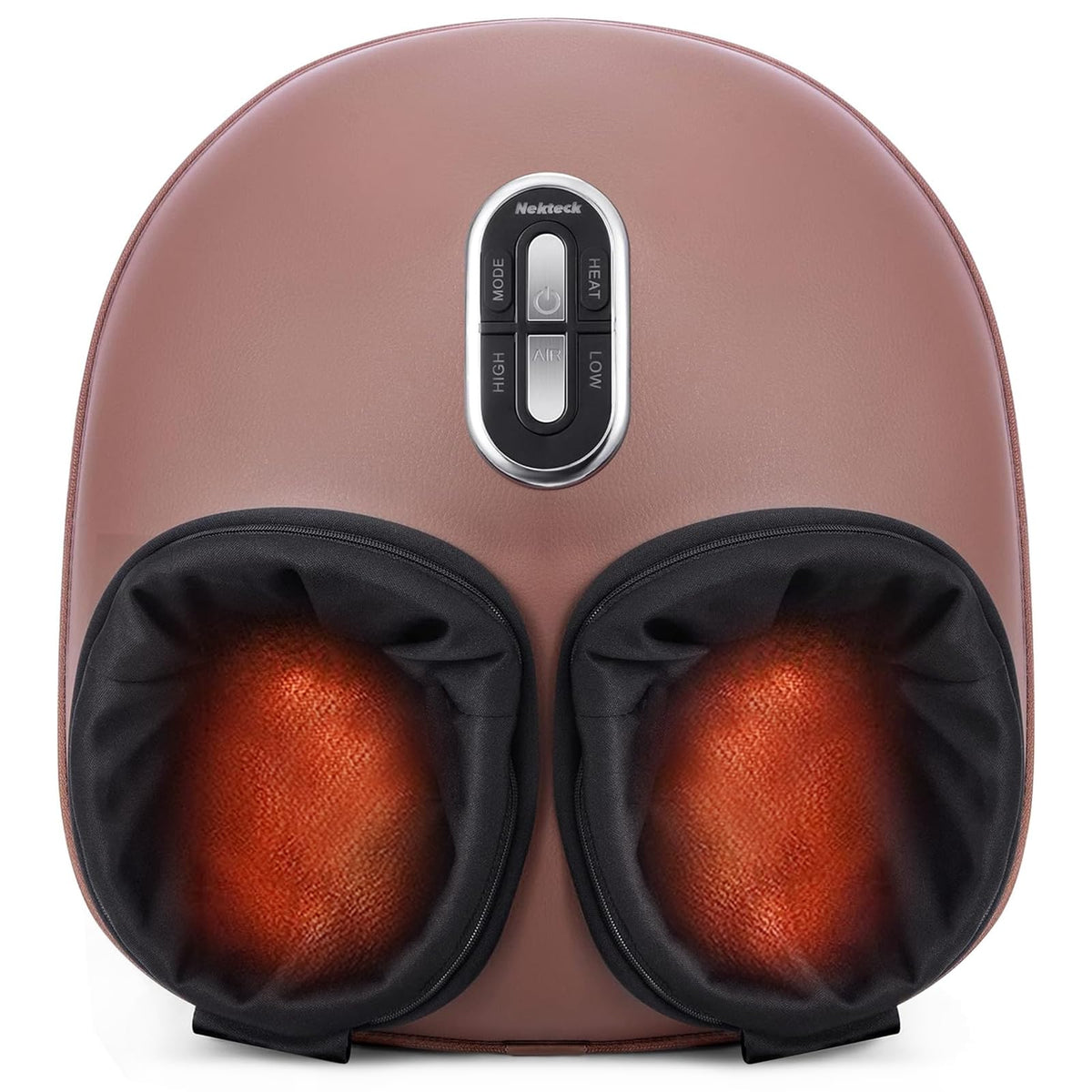 Nekteck Shiatsu Foot Massager with Heat [2026 Upgraded], 3 Modes Deep Kneading Therapy Air Compression, Feet Massage for Plantar Fasciitis, Relaxation Gifts for Men Women Mom Dad Birthday