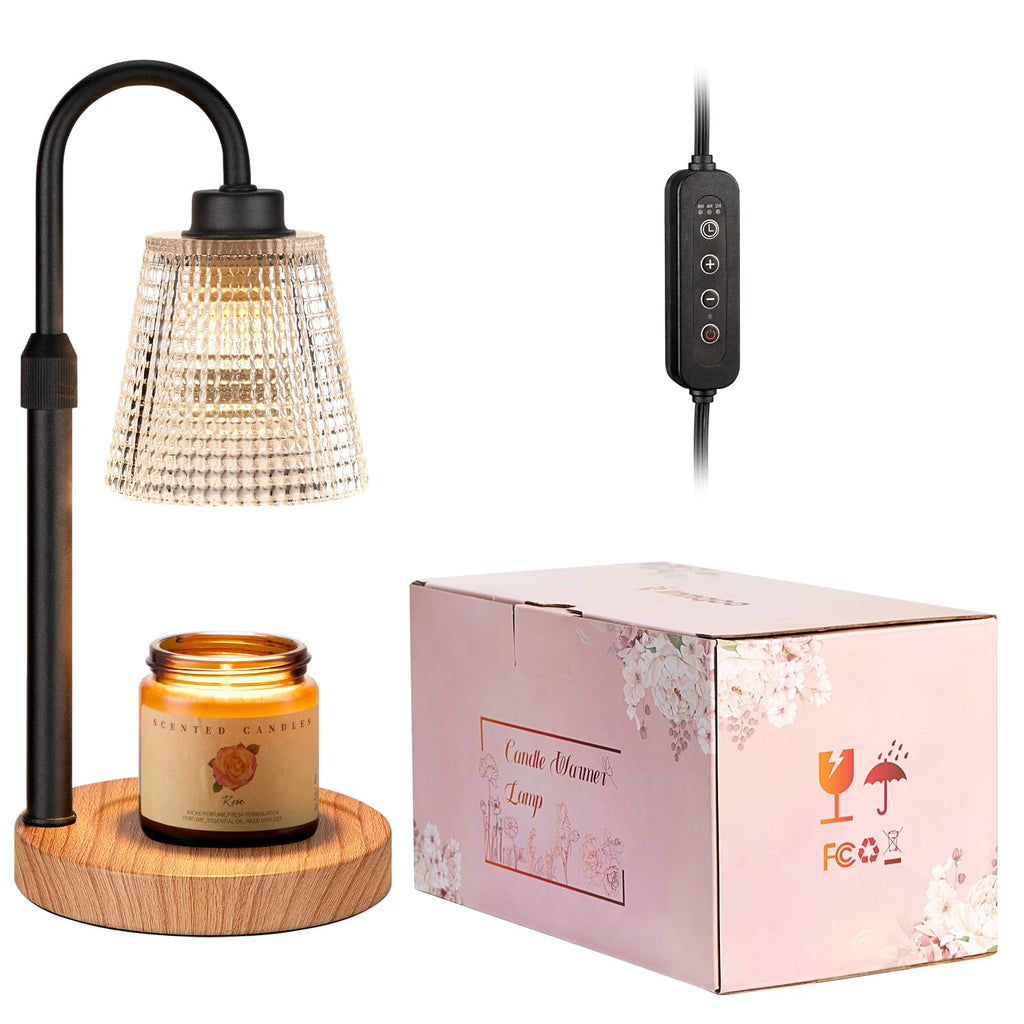 Innqoo Candle Warmer Lamp with Timer Home Decor Birthday Gifts for Women