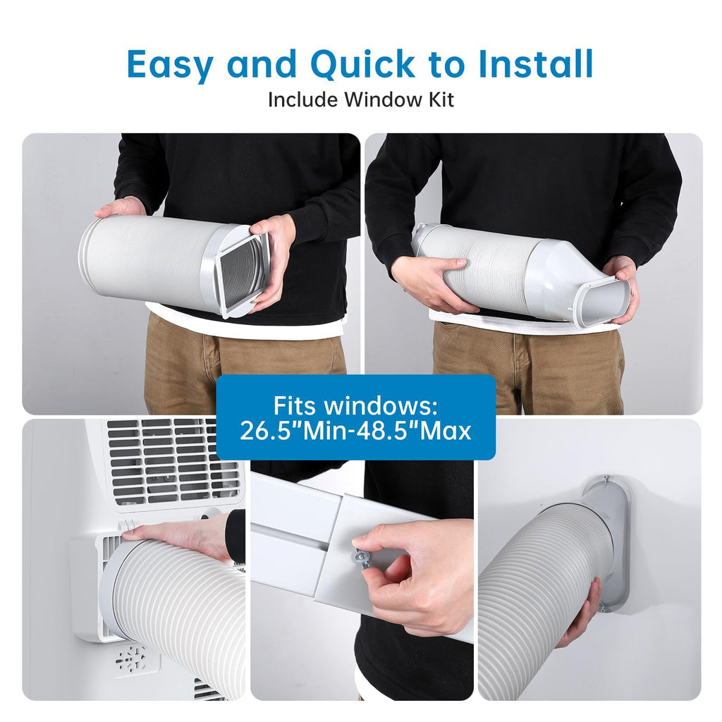 Garvee 3-in-1 Portable Air Conditioner, 14000 BTU (10200 BTU SACC) AC Unit