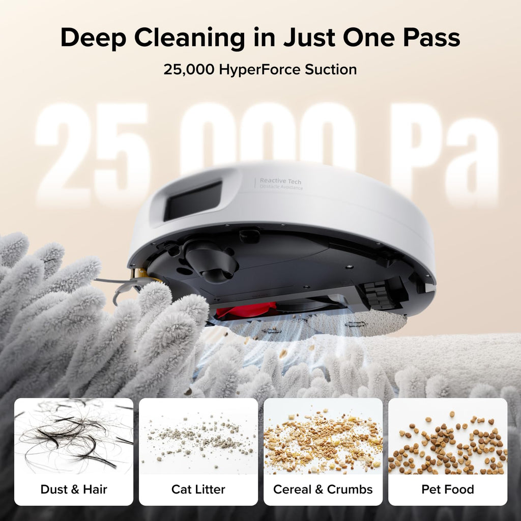 roborock 2026 New Qrevo 2 Pro Robot Vacuum and Mop, 20,000Pa Suction