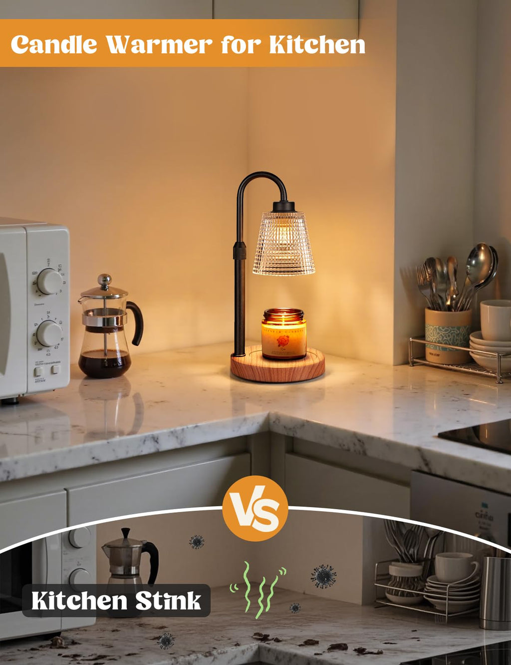 Innqoo Candle Warmer Lamp with Timer Home Decor Birthday Gifts for Women