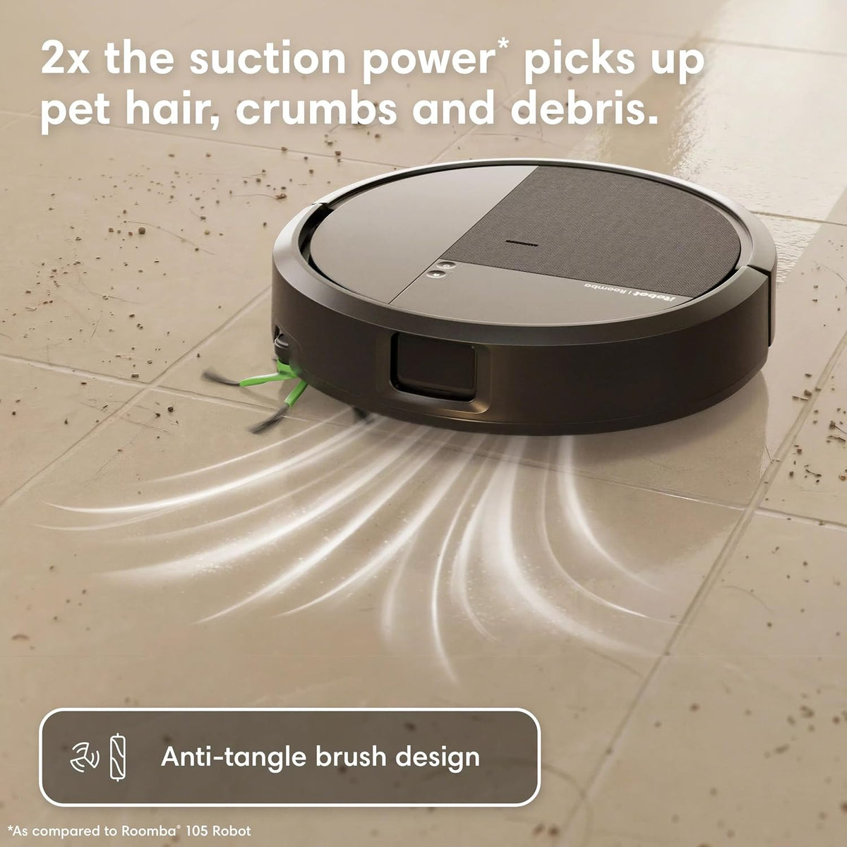 iRobot Roomba 115X Combo Robot Vacuum & Mop with AutoEmpty Dock, 15,000Pa, Self-Empties for 90 Days, Intense Power-Lifting Suction, LiDAR Navigation, Multiple Cleaning Modes, Avoids Mopping Carpet