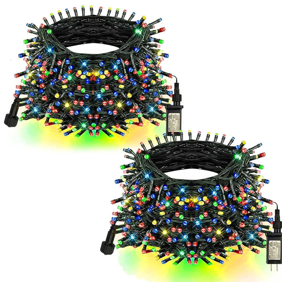 TW SHINE Halloween Lights, 400 LED 132FT Outdoor Halloween Lights Plug in with 8 Modes, Waterproof Christmas Light Outdoor, Indoor Decorations for Party Yard Haunted House Decor, Purple