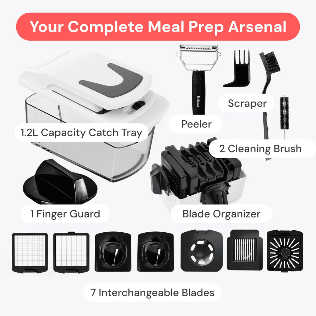 Fullstar Pro Original Vegetable Chopper & Spiralizer, All-in-1 Kitchen Tool
