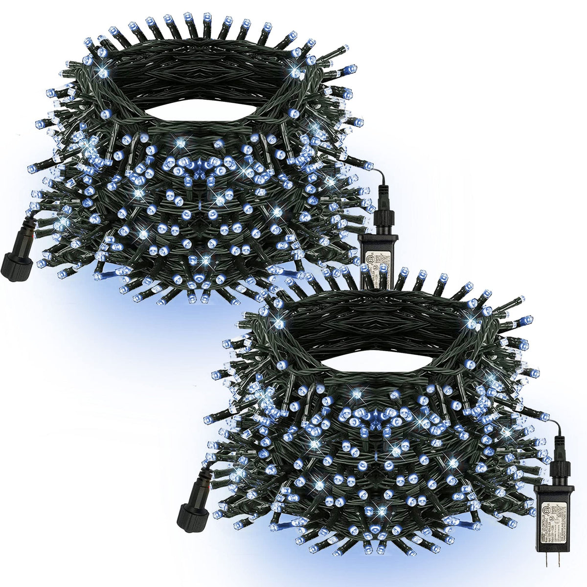 TW SHINE Halloween Lights, 400 LED 132FT Outdoor Halloween Lights Plug in with 8 Modes, Waterproof Christmas Light Outdoor, Indoor Decorations for Party Yard Haunted House Decor, Purple