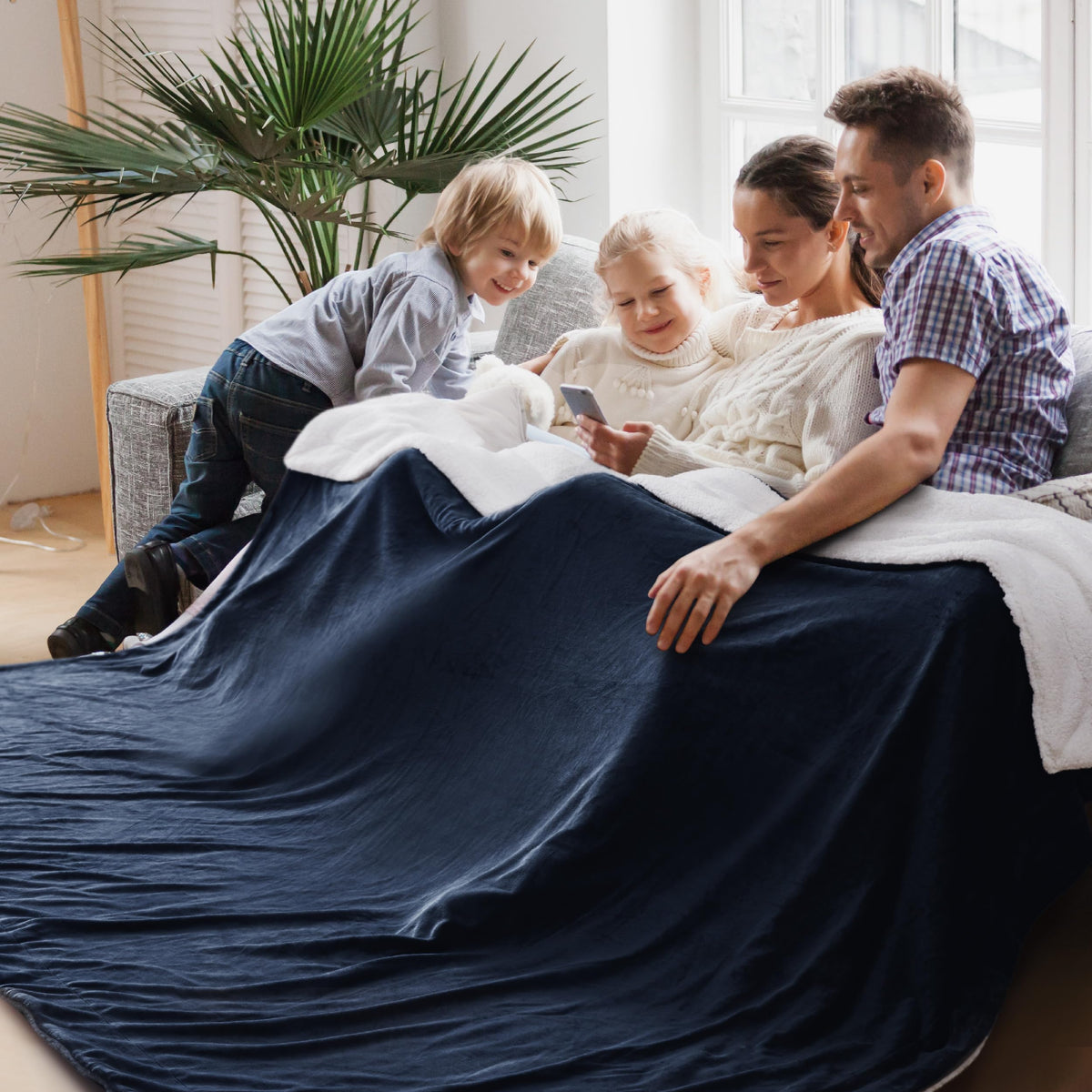 Bedsure GentleSoft Sherpa Fleece Twin Size Blanket for Couch, Non-Heated, Thick and Warm Throw for Women and Men, Soft Fuzzy Plush Twin Blanket for Winter, Charcoal, 60x80 Inches