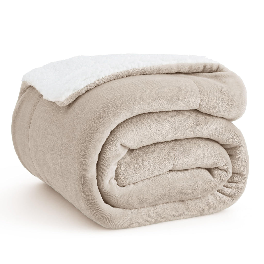 Bedsure GentleSoft Sherpa Fleece Twin Size Blanket for Couch, Non-Heated, Thick and Warm Throw for Women and Men, Soft Fuzzy Plush Twin Blanket for Winter, Charcoal, 60x80 Inches