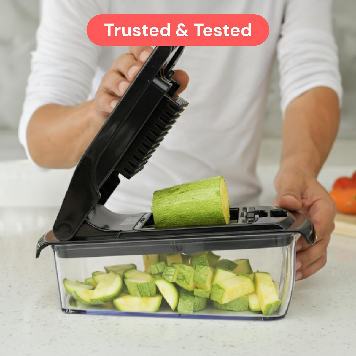 Fullstar Pro Original Vegetable Chopper & Spiralizer, All-in-1 Kitchen Tool