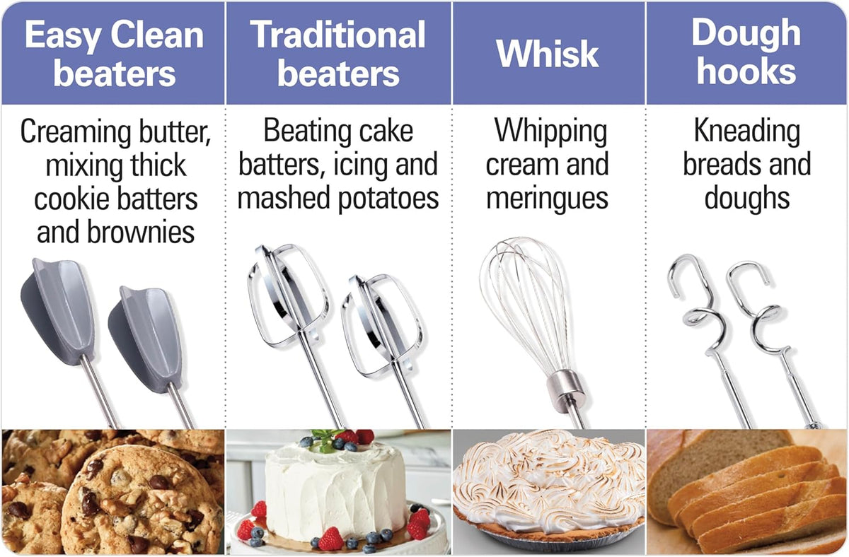 Hamilton Beach 6-Speed Electric Hand Mixer With Easy Clean Beaters