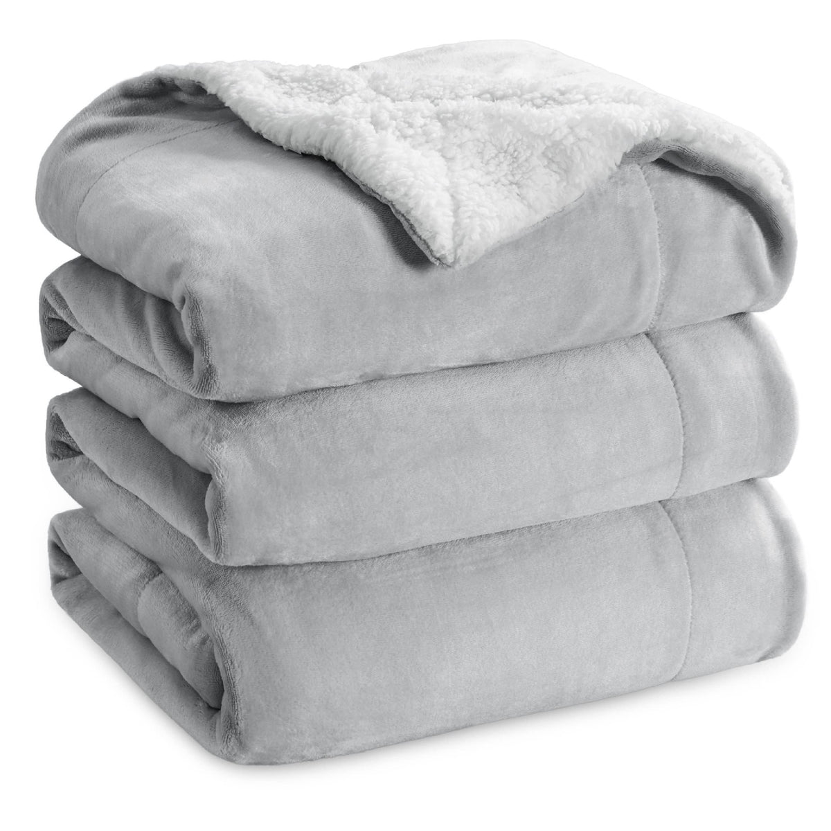 Bedsure GentleSoft Sherpa Fleece Twin Size Blanket for Couch, Non-Heated, Thick and Warm Throw for Women and Men, Soft Fuzzy Plush Twin Blanket for Winter, Charcoal, 60x80 Inches