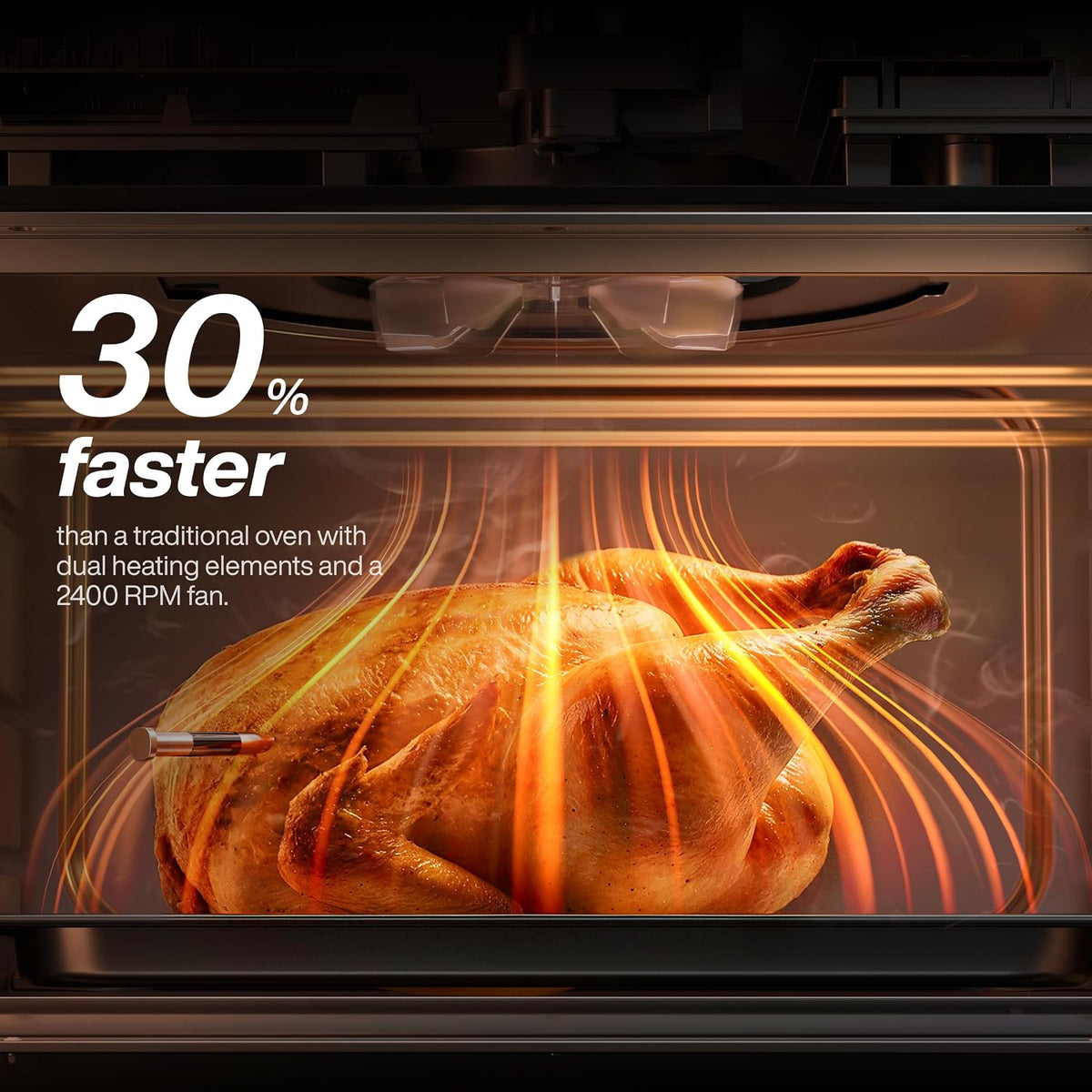 Typhur Sync Air Fryer Oven, Smart AI Wireless Probe, 360° Turbo Convection