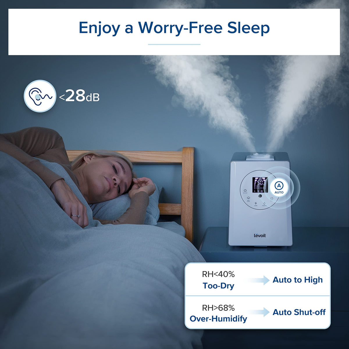 Levoit OasisMist 1000S (10L) Smart Humidifier for Home Large Room Bedroom