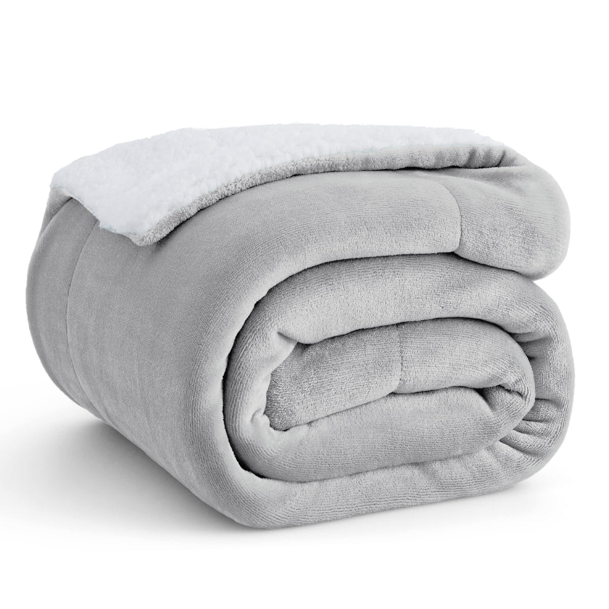 Bedsure GentleSoft Sherpa Fleece Twin Size Blanket for Couch, Non-Heated, Thick and Warm Throw for Women and Men, Soft Fuzzy Plush Twin Blanket for Winter, Charcoal, 60x80 Inches