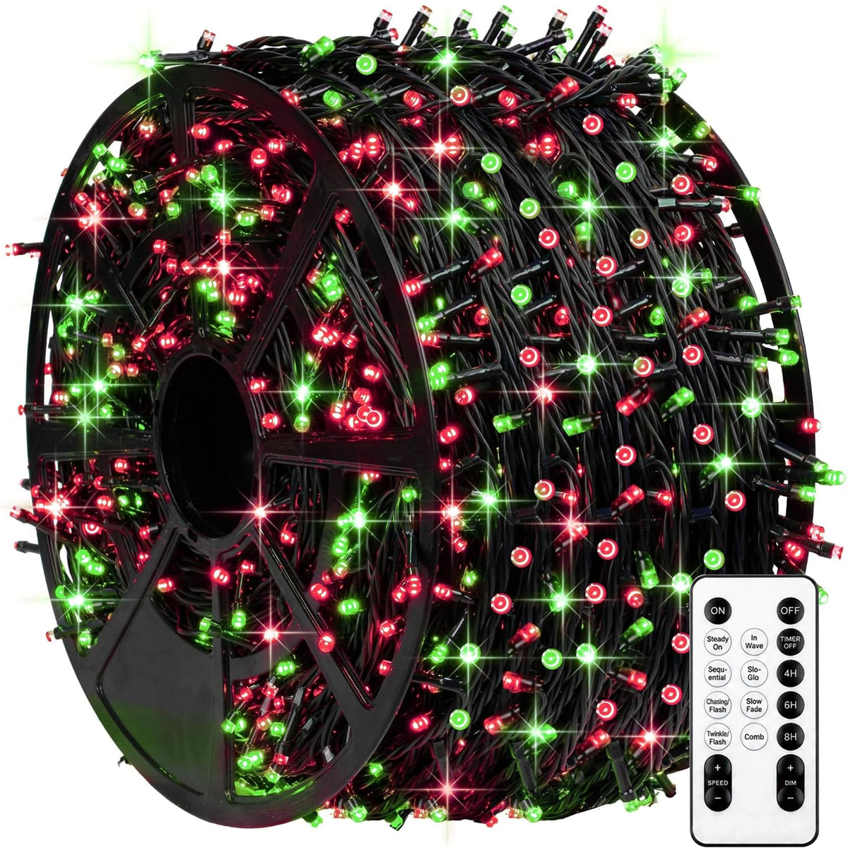 TW SHINE Halloween Lights, 400 LED 132FT Outdoor Halloween Lights Plug in with 8 Modes, Waterproof Christmas Light Outdoor, Indoor Decorations for Party Yard Haunted House Decor, Purple