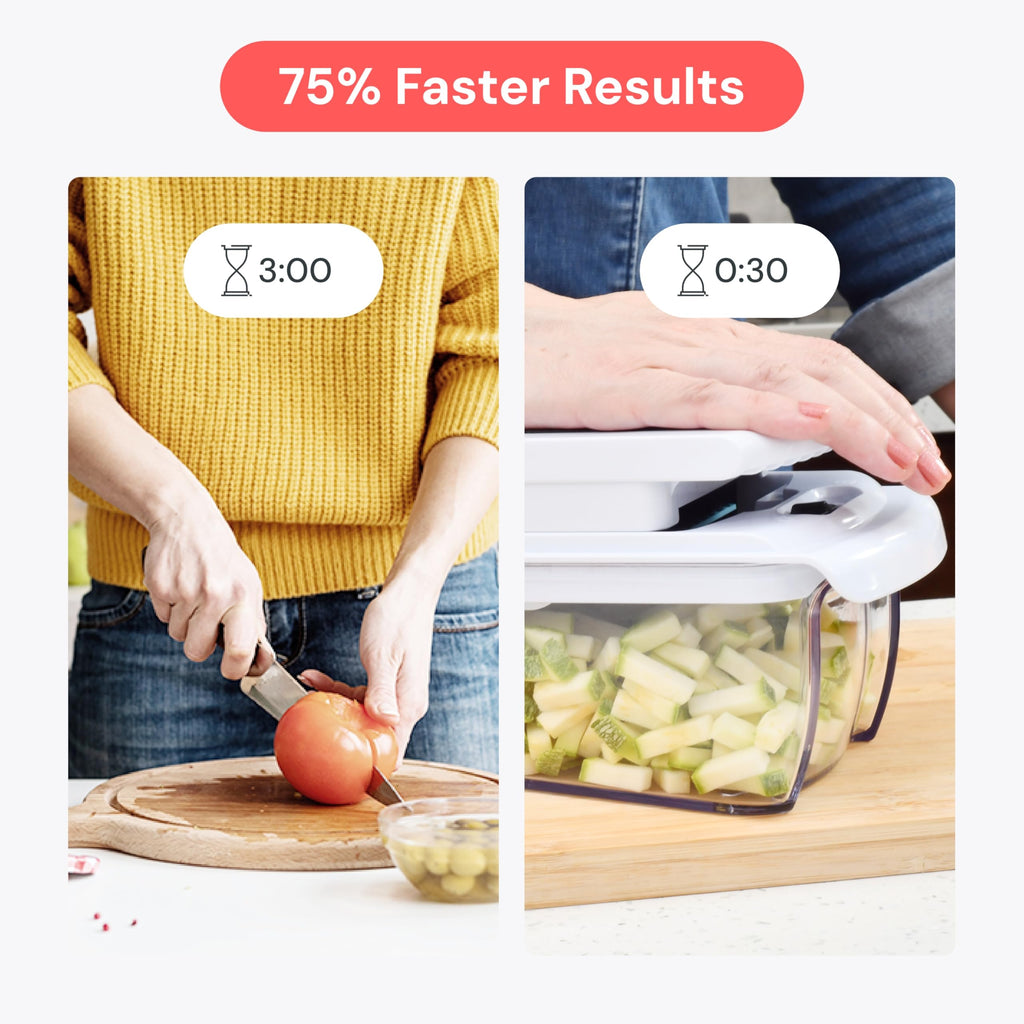 Fullstar Pro Original Vegetable Chopper & Spiralizer, All-in-1 Kitchen Tool