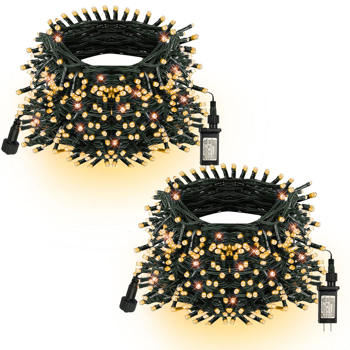 TW SHINE Halloween Lights, 400 LED 132FT Outdoor Halloween Lights Plug in with 8 Modes, Waterproof Christmas Light Outdoor, Indoor Decorations for Party Yard Haunted House Decor, Purple