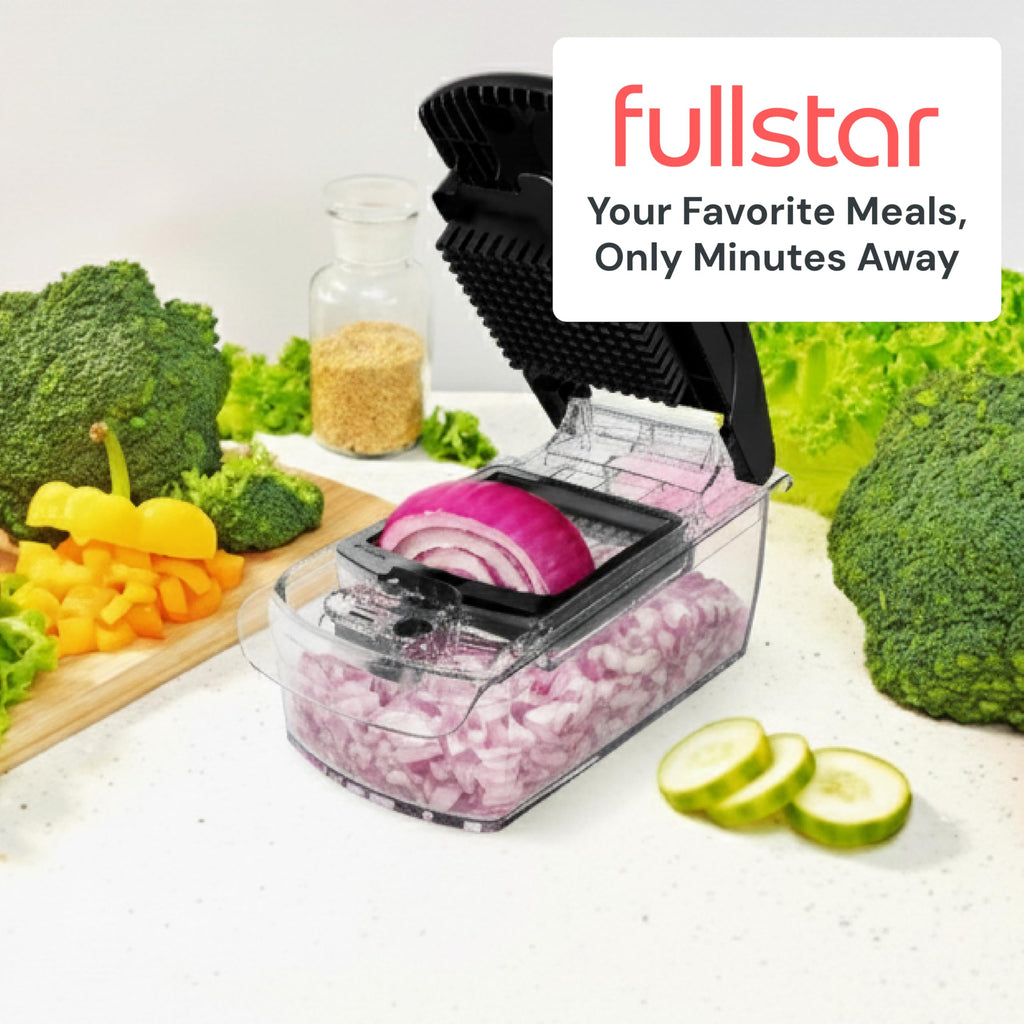 Fullstar Pro Original Vegetable Chopper & Spiralizer, All-in-1 Kitchen Tool