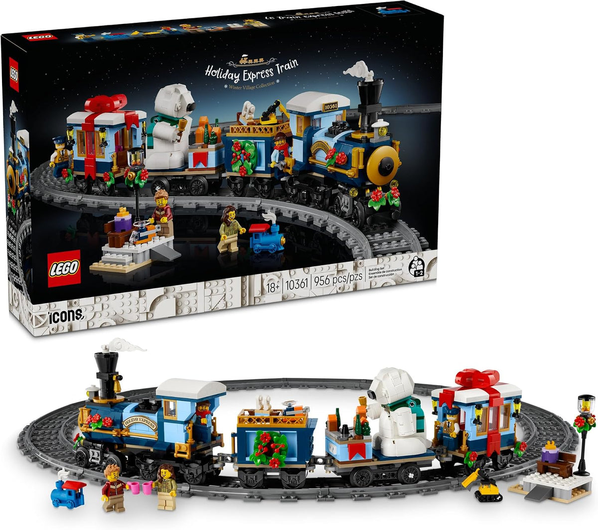 LEGO Icons Holiday Express Train 10361