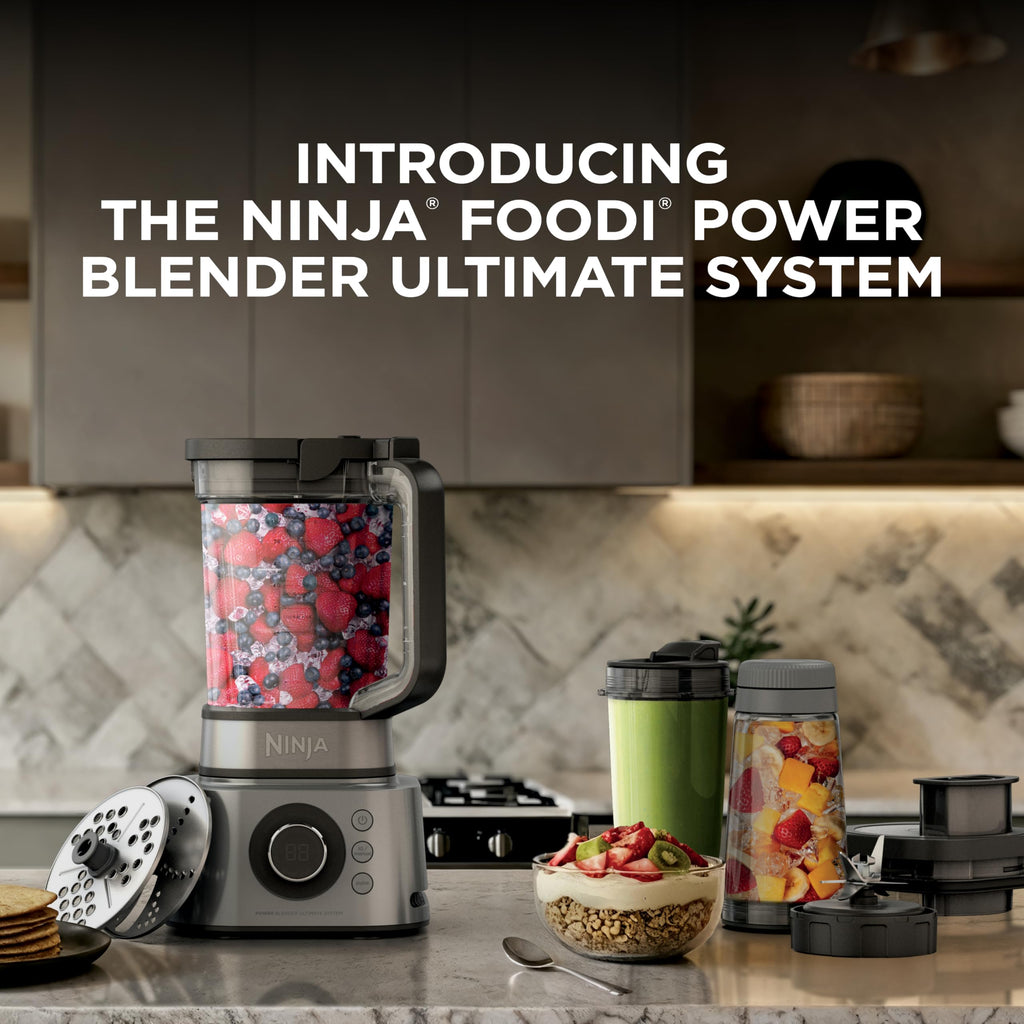 Ninja Kitchen System Pro, 1500W, 72oz Pitcher, 8-Cup, Black, BL770