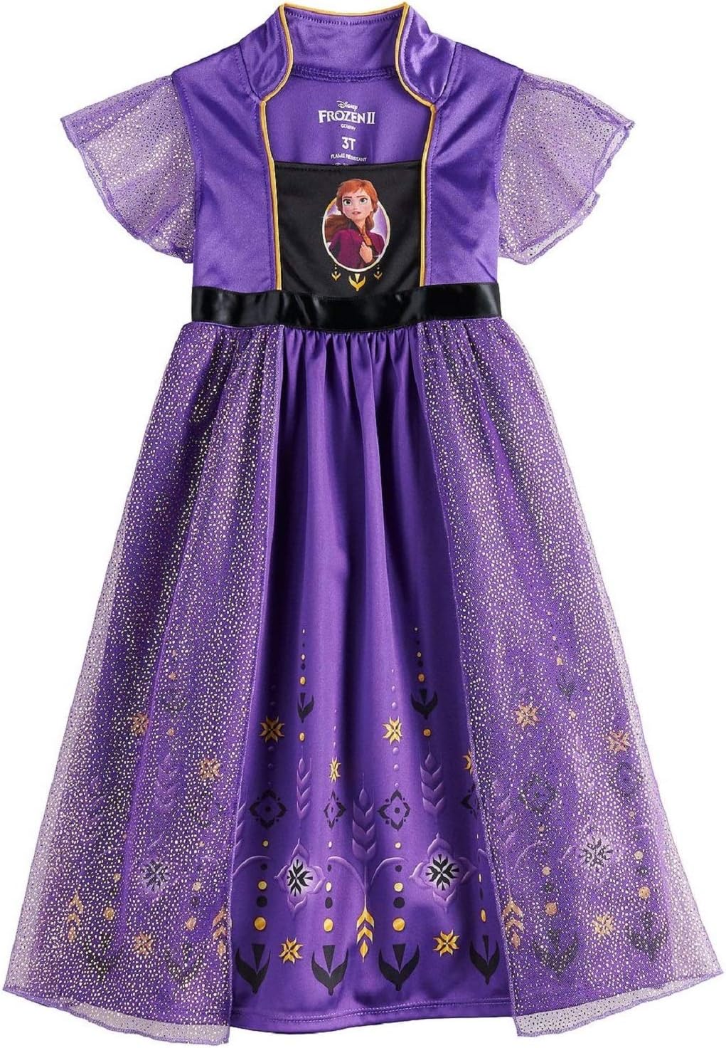 Disney Toddler/Little/Big Girls' Princess Fantasy Gown Nightgown