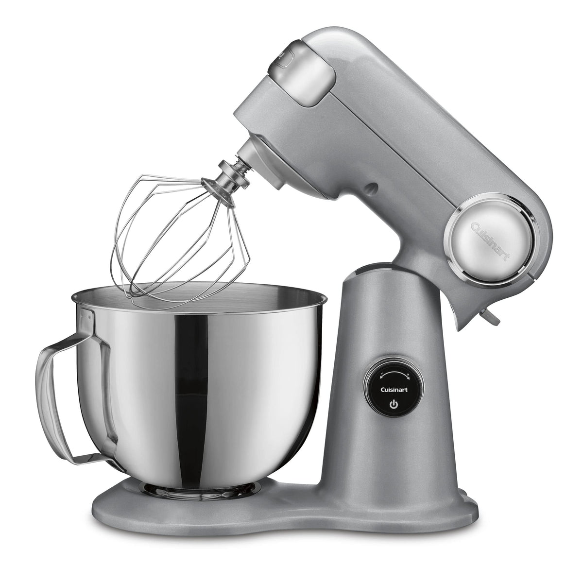 Cuisinart Stand Mixer, 12 Speed, 5.5 Quart Stainless Steel Bowl, Chef’s Whisk, Mixing Paddle, Dough Hook, Splash Guard w/ Pour Spout, Ruby Red, SM-50R, Manual