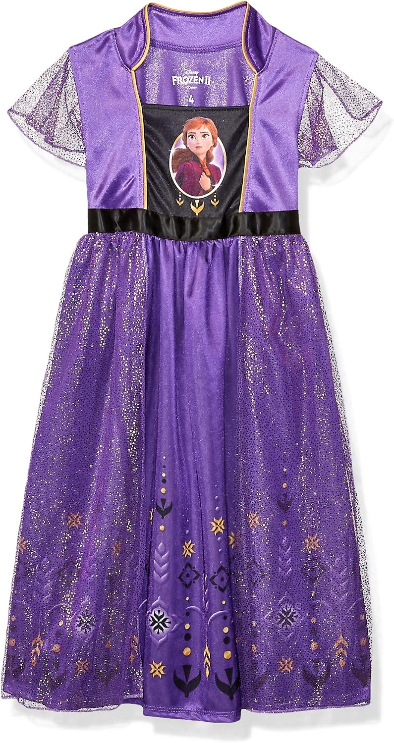 Disney Toddler/Little/Big Girls' Princess Fantasy Gown Nightgown