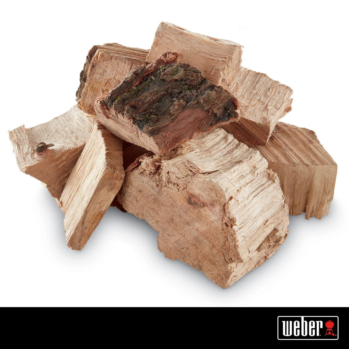 Weber® Cherry Wood Chunks, Outdoor Cooking Fuel, 4 lb