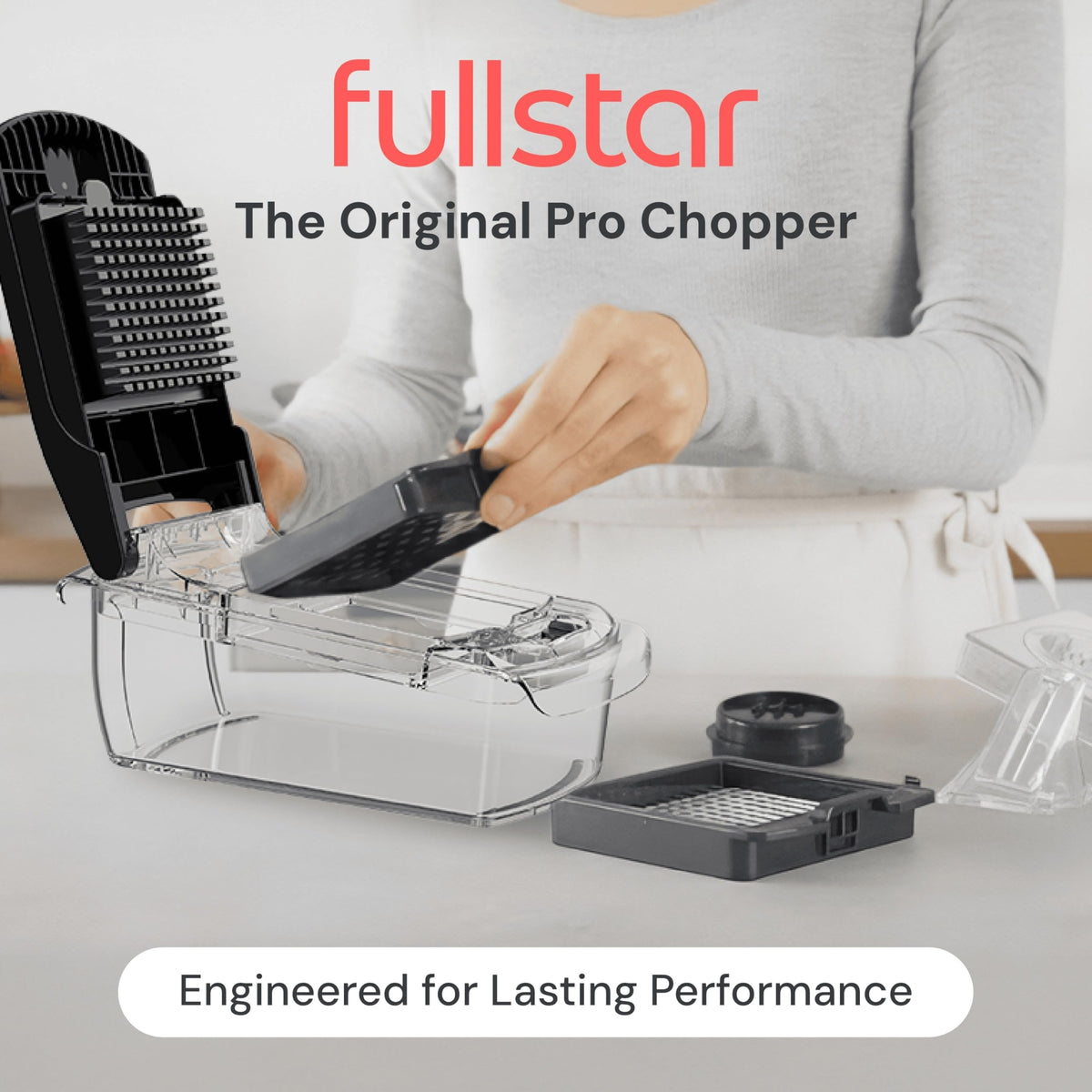 Fullstar Pro Original Vegetable Chopper & Spiralizer, All-in-1 Kitchen Tool
