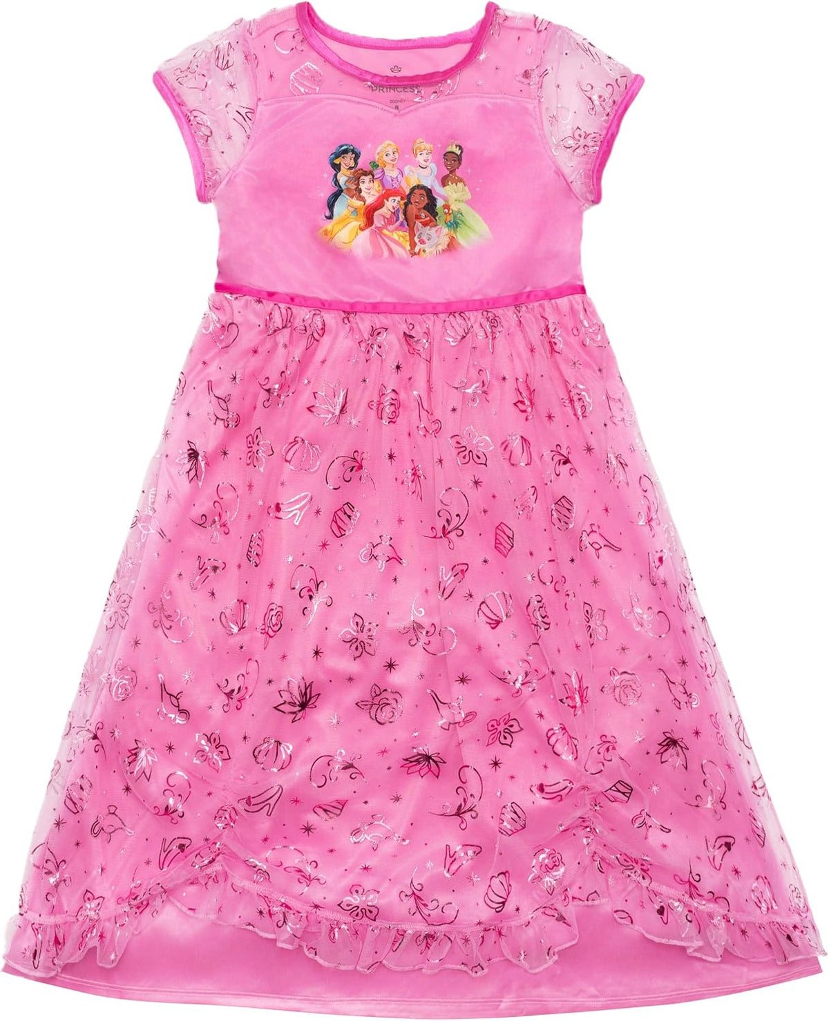 Disney Toddler/Little/Big Girls' Princess Fantasy Gown Nightgown