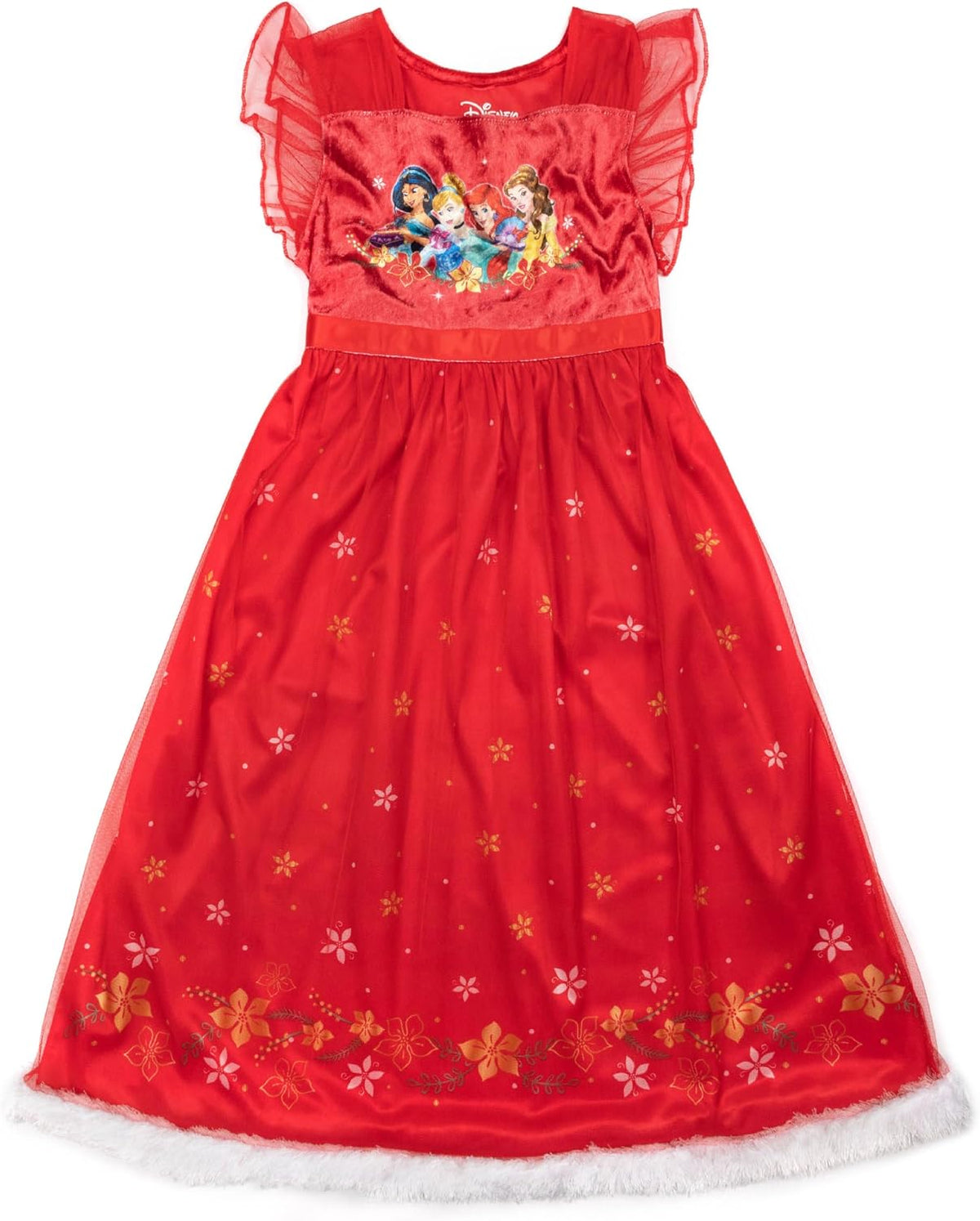 Disney Toddler/Little/Big Girls' Princess Fantasy Gown Nightgown