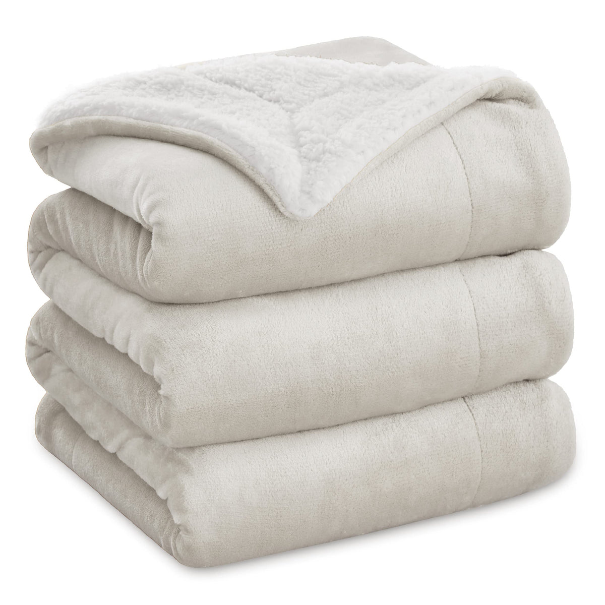 Bedsure GentleSoft Sherpa Fleece Twin Size Blanket for Couch, Non-Heated, Thick and Warm Throw for Women and Men, Soft Fuzzy Plush Twin Blanket for Winter, Charcoal, 60x80 Inches